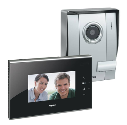 Видеодомофон с цветным дисплеем 7'' Legrand 369210 черная панель «комплект»