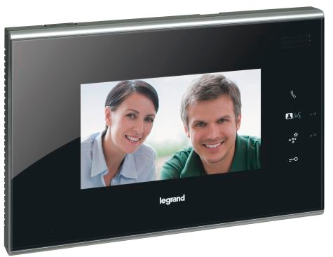 Видеодомофон с цветным дисплеем 7'' Touch Legrand 369310 черная панель «комплект»