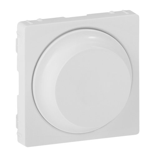 Лицевая панель светорегулятора поворотного, Valena Life, цвет «белый» 754880