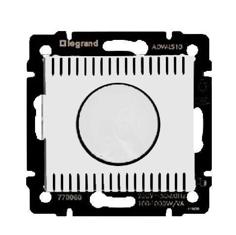 Светорегулятор 100-1000W Legrand Valena 770060 цвет «белый»